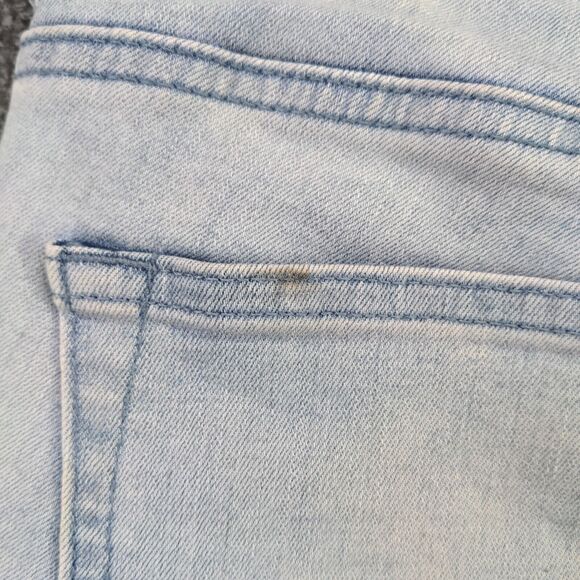 Pacsun Women's Active Stretch Skinniest Cut Off Jean Shorts Blue Size 28 - Picture 5 of 13